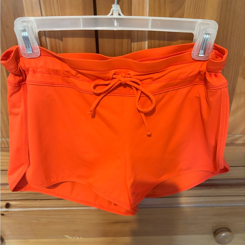 Athleta Bright Orange Athletic Shorts
